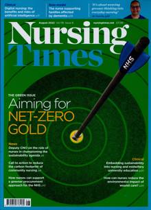 Nursing Times Magazine Issue AUG 22
