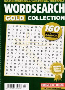 Wordsearch Gold Collection Magazine Issue NO 6