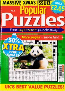 Popular Puzzles Magazine Issue NO 9