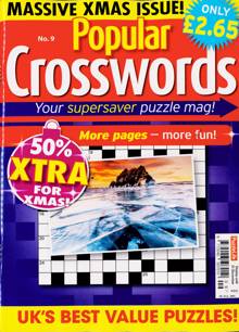 Popular Crosswords Magazine Issue NO 9