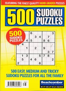 500 Sudoku Puzzles Magazine NO 86 Order Online