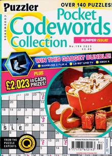 Puzzler Q Pock Codewords C Magazine NO 194 Order Online