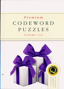 Premium Codeword Puzzles Magazine NO 113 Order Online