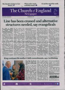 Church Of England Newsp Magazine 24/11/2023 Order Online