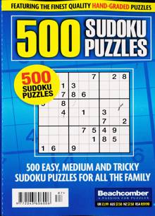 500 Sudoku Puzzles Magazine NO 87 Order Online