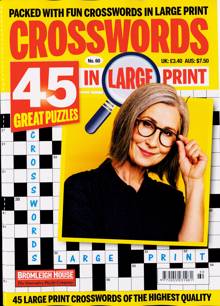 Crosswords In Large Print Magazine NO 60 Order Online