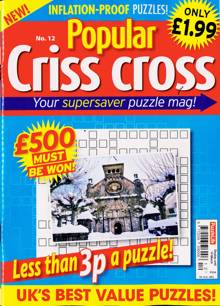 Popular Criss Cross Magazine NO 12 Order Online