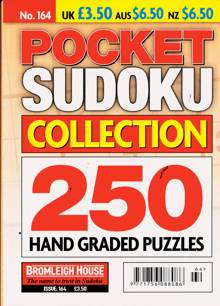 Pocket Sudoku Collection Magazine NO 164 Order Online