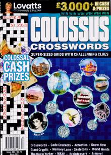 Lovatts Colossus Crossword Magazine NO 387 Order Online