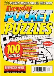 Everyday Pocket Puzzle Magazine NO 162 Order Online
