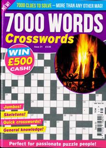 7000 Word Crosswords Magazine NO 31 Order Online