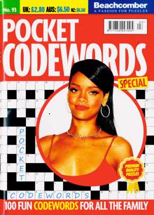 Pocket Codewords Special Magazine NO 93 Order Online