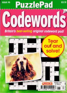 Puzzlelife Ppad Codewords Magazine NO 95 Order Online
