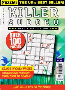 Puzzler Killer Sudoku Magazine NO 220 Order Online