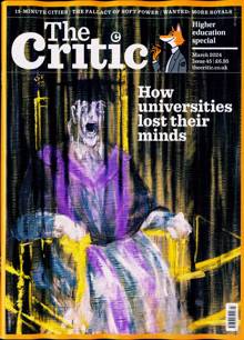 The Critic Magazine MAR 24 Order Online
