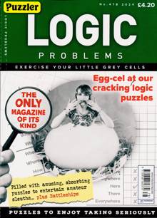 Puzzler Logic Problems Magazine NO 478 Order Online