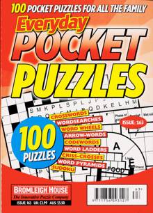 Everyday Pocket Puzzle Magazine NO 163 Order Online