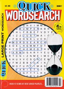 Quick Wordsearch Magazine Issue NO 7