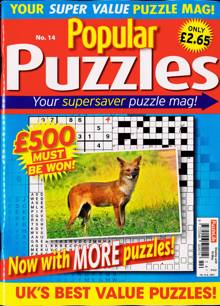 Popular Puzzles Magazine Issue NO 14