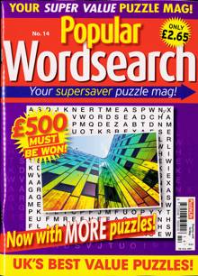 Popular Wordsearch Magazine Issue NO 14