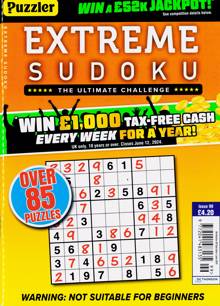 Extreme Sudoku Magazine Issue NO 99