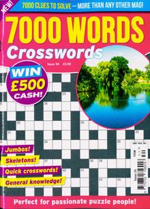 7000 Word Crosswords Magazine NO 34 Order Online