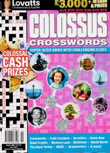 Lovatts Colossus Crossword Magazine NO 390 Order Online