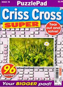 Puzzlelife Criss Cross Super Magazine NO 78 Order Online