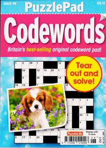 Puzzlelife Ppad Codewords Magazine NO 98 Order Online