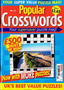 Popular Crosswords Magazine Issue NO 15