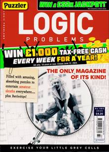 Puzzler Logic Problems Magazine NO 480 Order Online