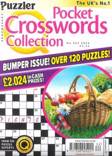 Puzzler Q Pock Crosswords Magazine Issue NO 262