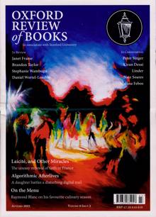 Oxford Review Of Book Magazine Issue AUTUMN 