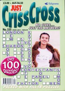 Just Criss Cross Magazine NO 335 Order Online