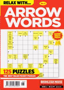 Relax With Arrow Words Magazine Issue NO 6