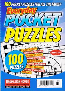 Everyday Pocket Puzzle Magazine NO 169 Order Online