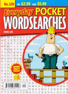 Everyday Pocket Wordsearch Magazine Issue NO 120