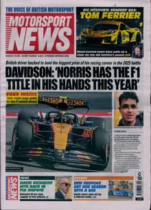 Motorsport News Magazine  Order Online