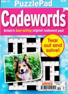 Puzzlelife Ppad Codewords Magazine NO 110 Order Online