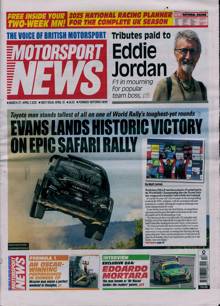 Motorsport News Magazine  Order Online