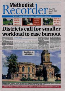 Methodist Recorder Magazine 27/06/2025 Order Online