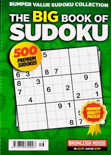 Big Book Of Sudoku Magazine NO 16 Order Online
