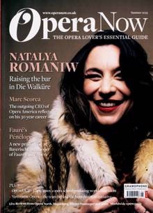 Opera Now Magazine SUMMER Order Online