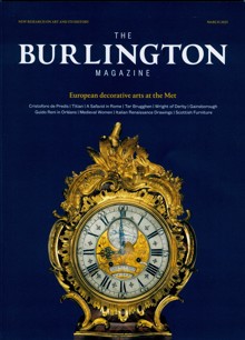 The Burlington Magazine Magazine Issue MAR 25