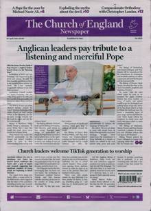 Church Of England Newsp Magazine Issue 25/04/2025