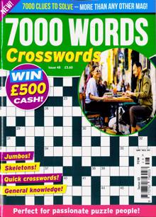 7000 Word Crosswords Magazine NO 48 Order Online