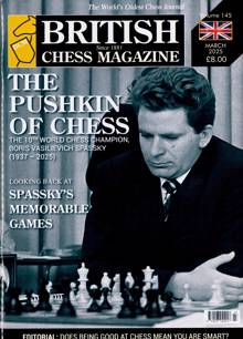 British Chess Magazine Magazine Issue MAR25