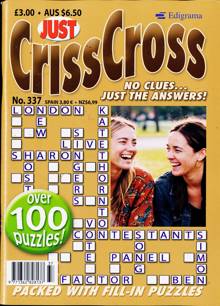 Just Criss Cross Magazine NO 337 Order Online
