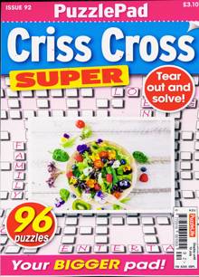Puzzlelife Criss Cross Super Magazine NO 92 Order Online