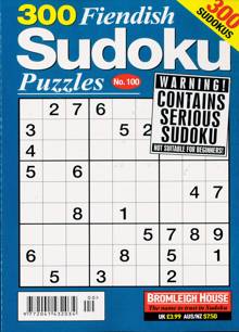 300 Fiendish Sudoku Puzzle Magazine NO 100 Order Online